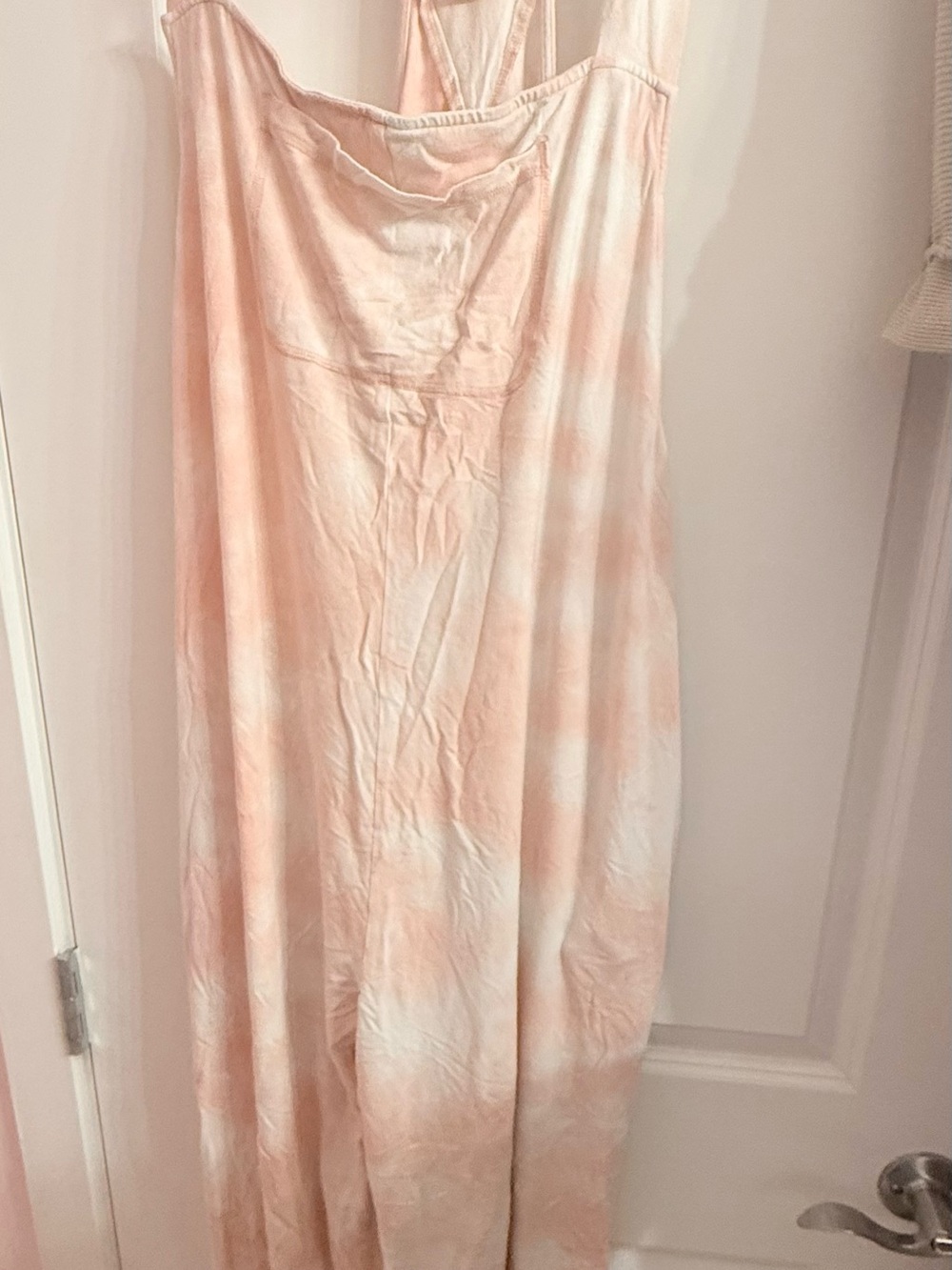 Smash + Tess Peach Tie-Dye Jumpsuit